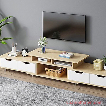 Kệ tivi MDF, kệ rút 2m2