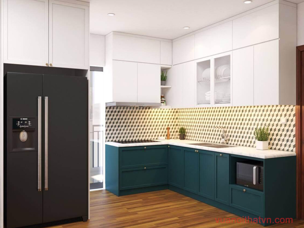 Tủ bếp Acrylic đẹp