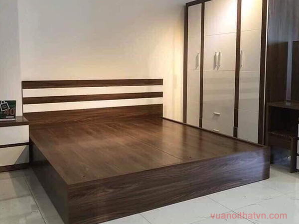 Giường ngủ gỗ MDF lõi xanh chống ẩm