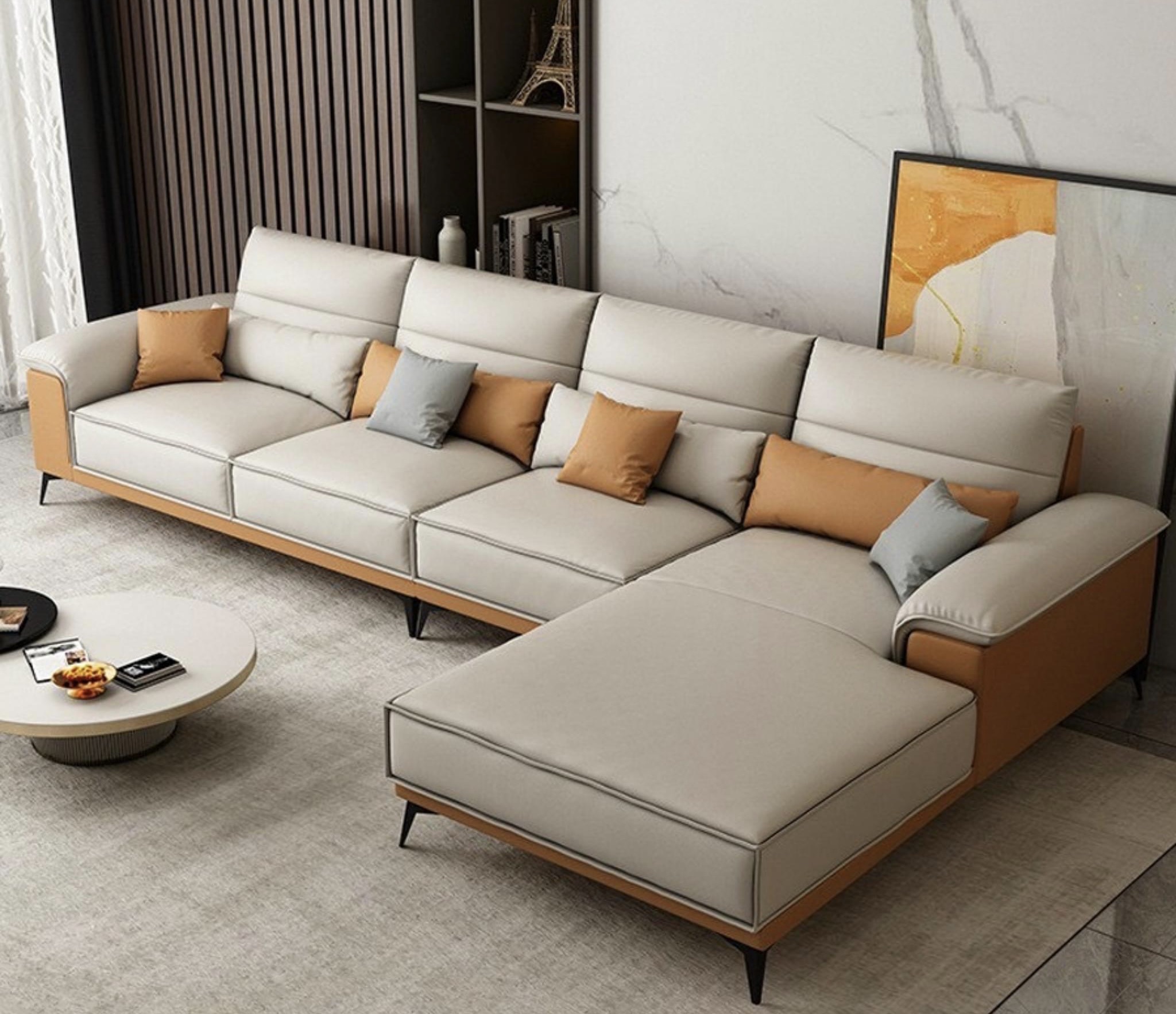 sofa g&oacute;c L  đ&agrave; nẵng