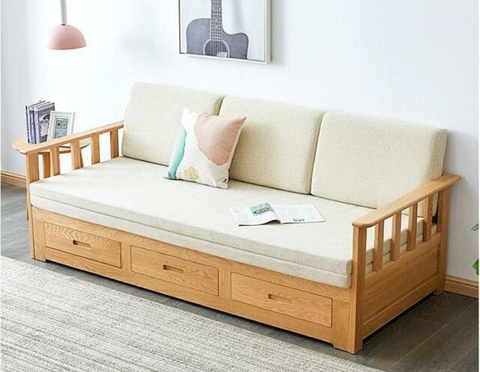 mua b&aacute;n ghế giường gỗ sồi đ&agrave; nẵng