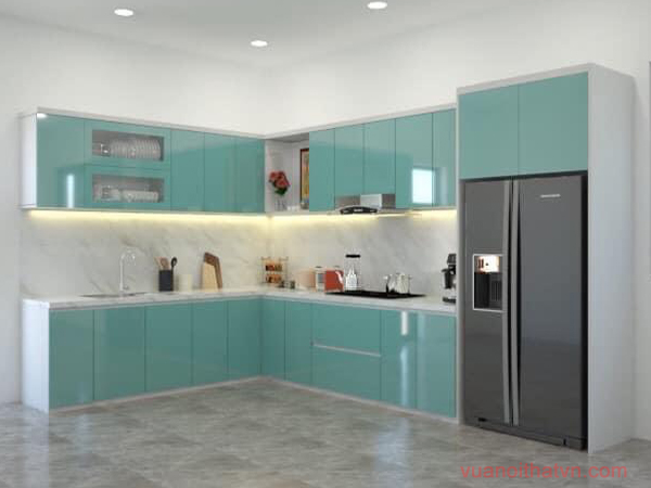 tủ bếp chữ L đả nẵng