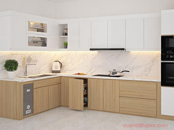 tủ bếp gỗ đ&agrave; nẵng